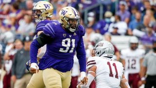 Tuli Letuligasenoa Draft Networking Interview: 'I’m A Dominant Run Defender' (Interviews). Photo by Joe Nicholson-USA TODAY Sports