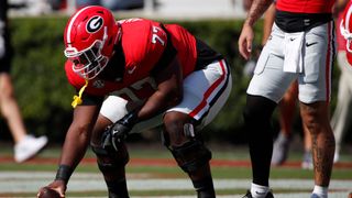 Sedrick Van Pran NFL Draft Scouting Report (Scouting Reports). Photo by Joshua L. Jones / USA TODAY NETWORK