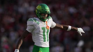 Troy Franklin NFL Draft Scouting Report (Scouting Reports). Photo by Darren Yamashita-USA TODAY Sports