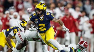 How Good of an NFL Draft Prospect is Blake Corum?  (NFL Draft 2024). Photo by Junfu Han / USA TODAY NETWORK