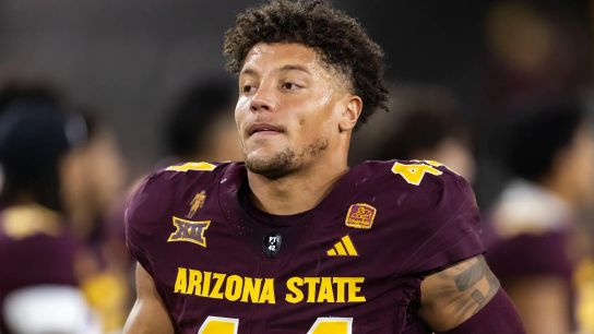 Keyshaun Elliott: Why the Chicago Bears' 2026 Draft Pick Could Be a Steal (Interviews). Photo by  Mark J. Rebilas-Imagn Images