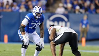 Kingsley Suamataia's 3 Best NFL Draft Fits (NFL Draft 2024). Photo by Rob Gray-USA TODAY Sports