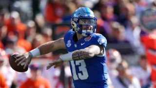 Devin Leary NFL Draft Scouting Report (Scouting Reports). Photo by Nathan Ray Seebeck-USA TODAY Sports