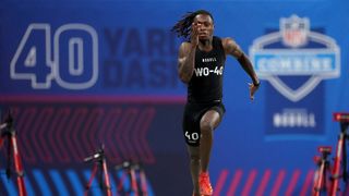 2026 NFL Combine Records: 6 Drills, 6 Record Holders, and Prospects Who Can Challenge Them (NFL Combine). Photo by Kirby Lee-Imagn Images