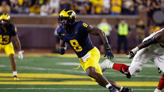 Derrick Moore Elevating NFL Draft Stock At Senior Bowl (Senior Bowl). Photo by Rick Osentoski-Imagn Images
