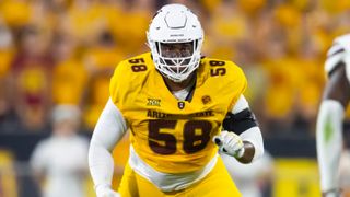 Max Iheanachor NFL Draft Scouting Report (Scouting Reports). Photo by Mark J. Rebilas-Imagn Images