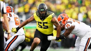 Derrick Harmon's 3 Best NFL Draft Fits (2025 NFL Draft). Photo by Troy Wayrynen-Imagn Images