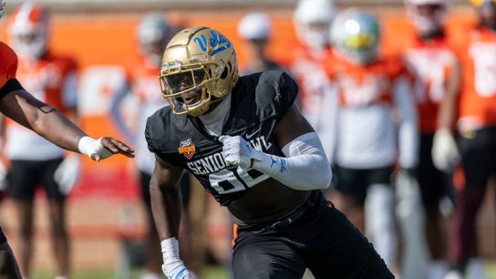 Femi Oladejo Just Scratching Surface Of Immense Potential (NFL Combine)