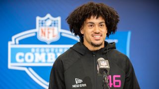 Lathan Ransom Studious Nature Key To His Success (NFL Combine). Photo by Tanner Pearson-Imagn Images