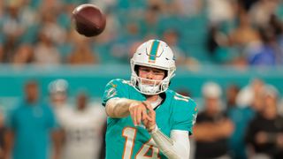 What Should We Expect From Quinn Ewers' 1st Start? (NFL). Photo by Sam Navarro-Imagn Images