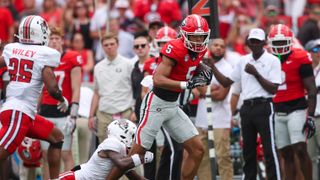 Noah Thomas NFL Draft Scouting Report (Scouting Reports). Photo by Brett Davis-Imagn Images