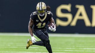 3 Teams That Should Trade For Alvin Kamara (NFL). Photo by Stephen Lew-Imagn Images