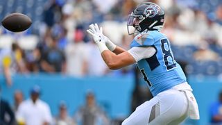 Gunnar Helm Primed To See More Targets (NFL). Photo by Steve Roberts-Imagn Images