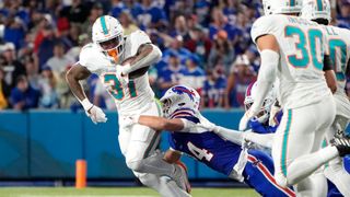 Ollie Gordon II's Breakout TNF Just The Start (NFL). Photo by Gregory Fisher-Imagn Images