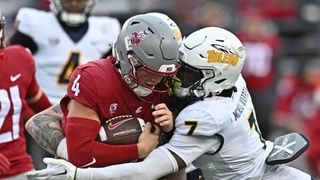 Bills 7-Round NFL Mock Draft: Post-DJ Moore Trade (2026 NFL Draft). Photo by James Snook-Imagn Images