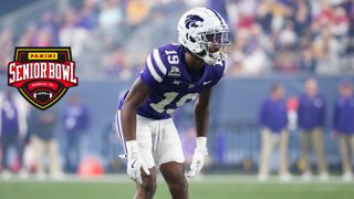 VJ Payne NFL Draft Interview: Being An Alpha + Senior Bowl Goals (Senior Bowl). Photo by Mark J. Rebilas-Imagn Images